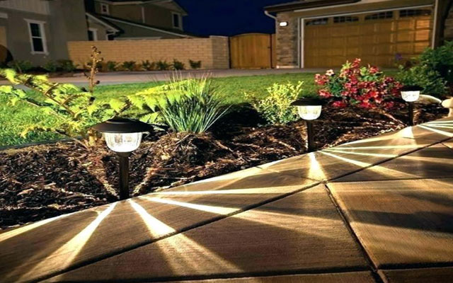 LED Solar Powered Landscape Lighting