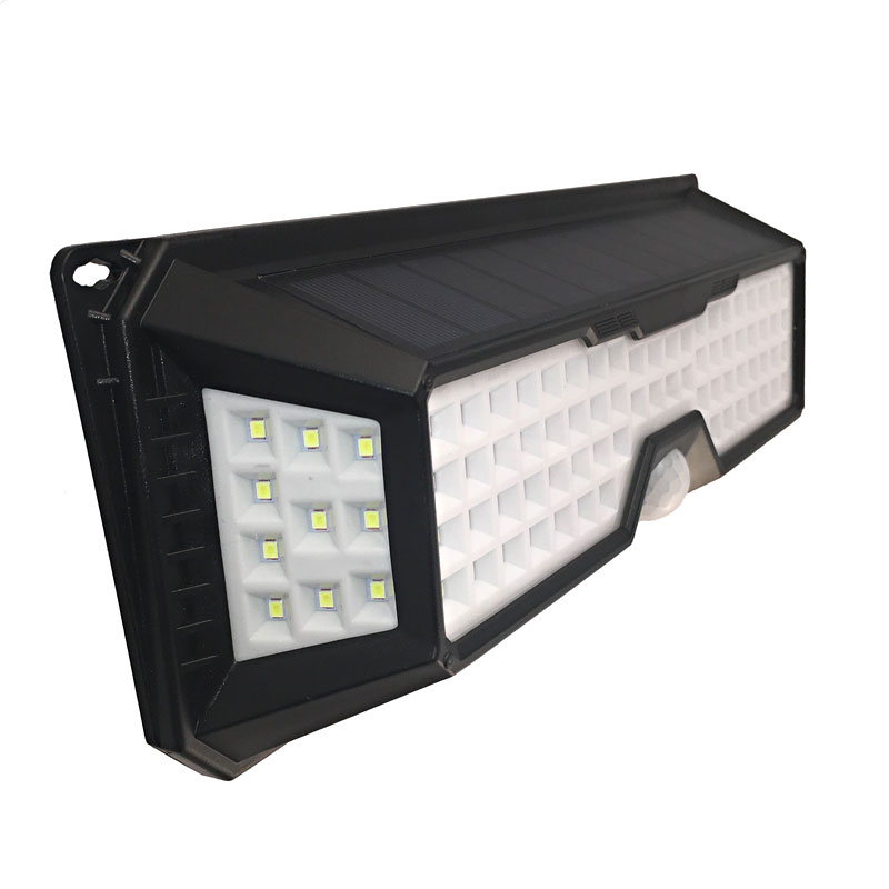 LED Solar Powered Outdoor Light With Motion Sensor, 7 Watts, 136 Super Bright LEDs, 120 Degree Beam Angel, IP65, ID-943