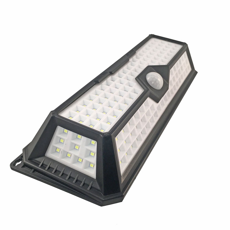 LED Solar Powered Outdoor Light With Motion Sensor, 7 Watts, 136 Super Bright LEDs, 120 Degree Beam Angel, IP65, ID-943