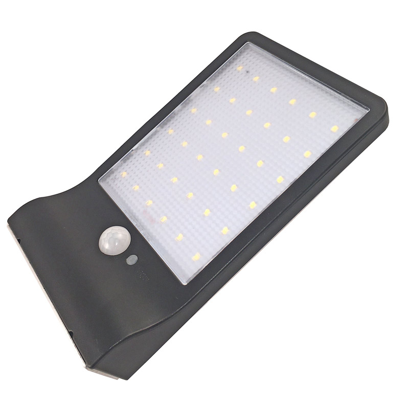  LED Solar Powered 2 Watt, High Tech Wall Light, 280 Lumens, Super Bright, 36 SMD LED's, IP65, UV Resistant, ID-961