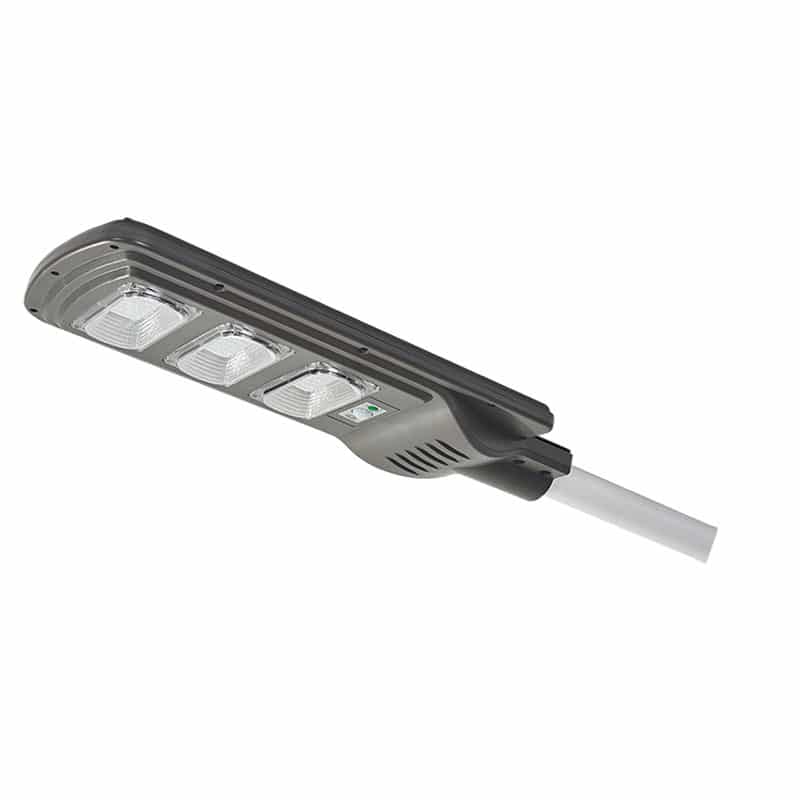 LED Solar 90 Watt Street Light, 6,000 Lumens, All In One, Radar Sensor, 120 LED's, IP66, ID-1011