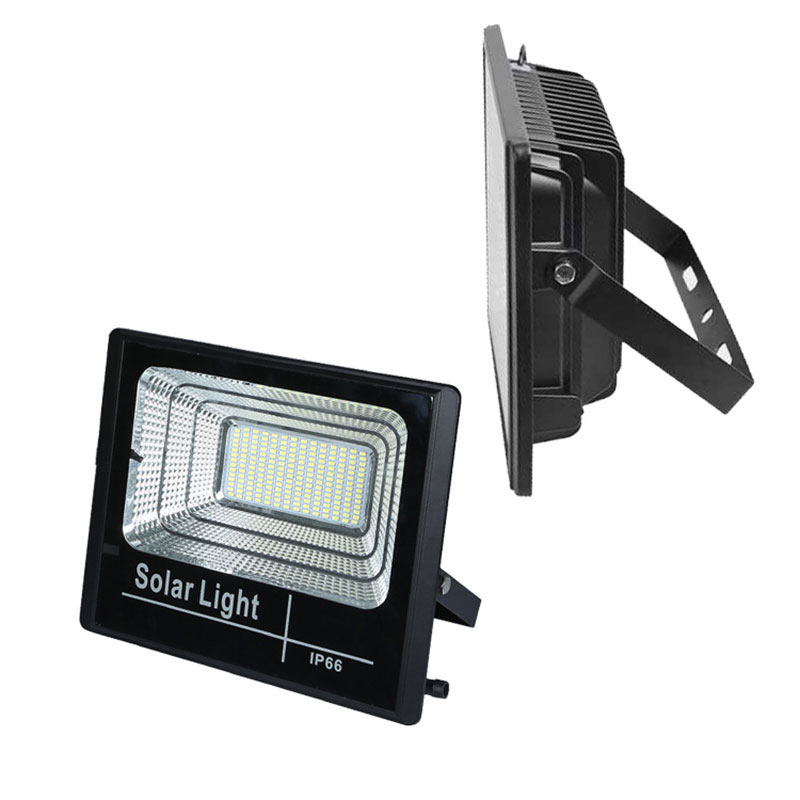 LED Solar Flood Light, High Output 25 Watt, With Solar Panel, Dimmable, Timer Remote Control, IP 67, ID-953