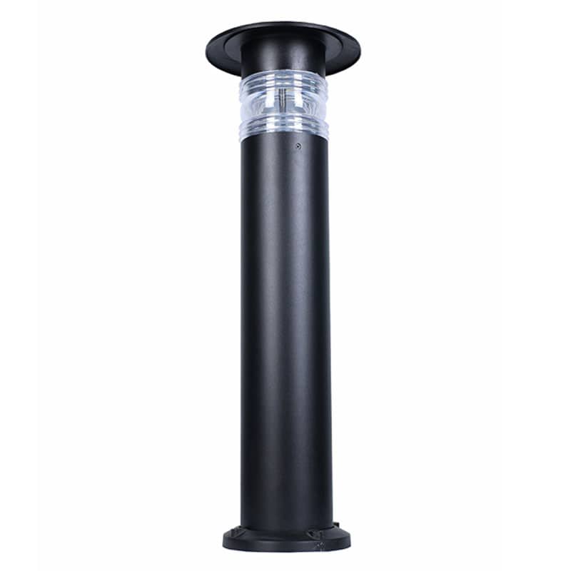 LED High Tech Solar Powered Bollard Fixture, Comparable to 30 Watt Halogen, Using Only 1.8 Watts, ID-1019