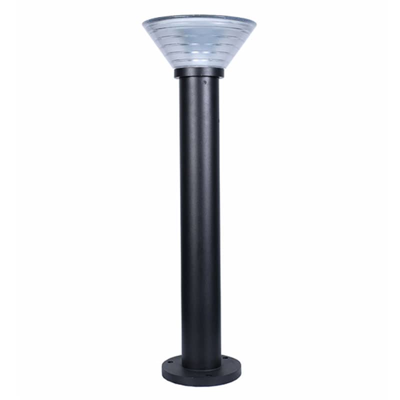 LED Solar Powered Bollard Fixture, Comparable to 60 Watt Halogen, 420 Lumens, 120 Watt Beam Angle, ID-1020