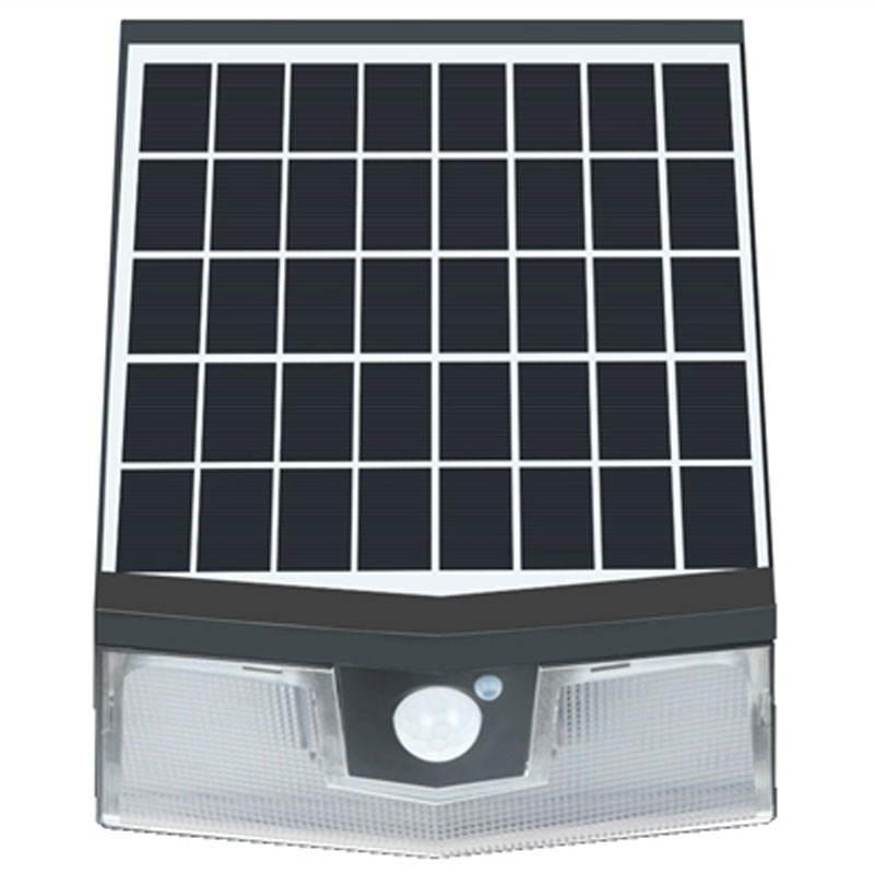 Solera 15 Watt LED Solar Powered Wall Pack, Replaces 100 Watt Halogen, 1500 Lumens, 3 Modes, All-In-One Design, ID-1027