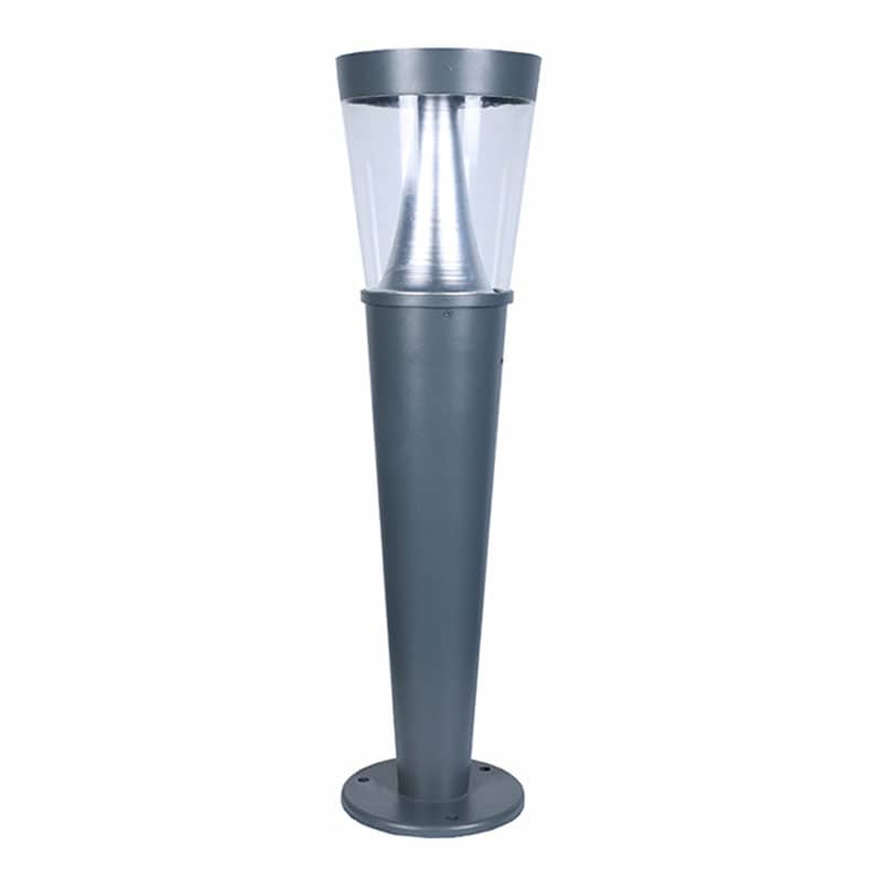 Bollard Solar Powered LED Fixture, Comparable to 30 Watt Halogen, 198 Lumens, 3.5W Monocrystalline Grade A Panel, ID-1097