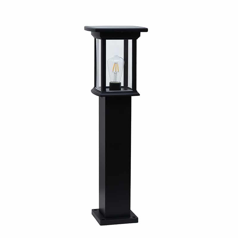 Bollard Solar Powered LED Fixture, Comparable To 50 Watt Halogen, 330 Lumens, ID-1098